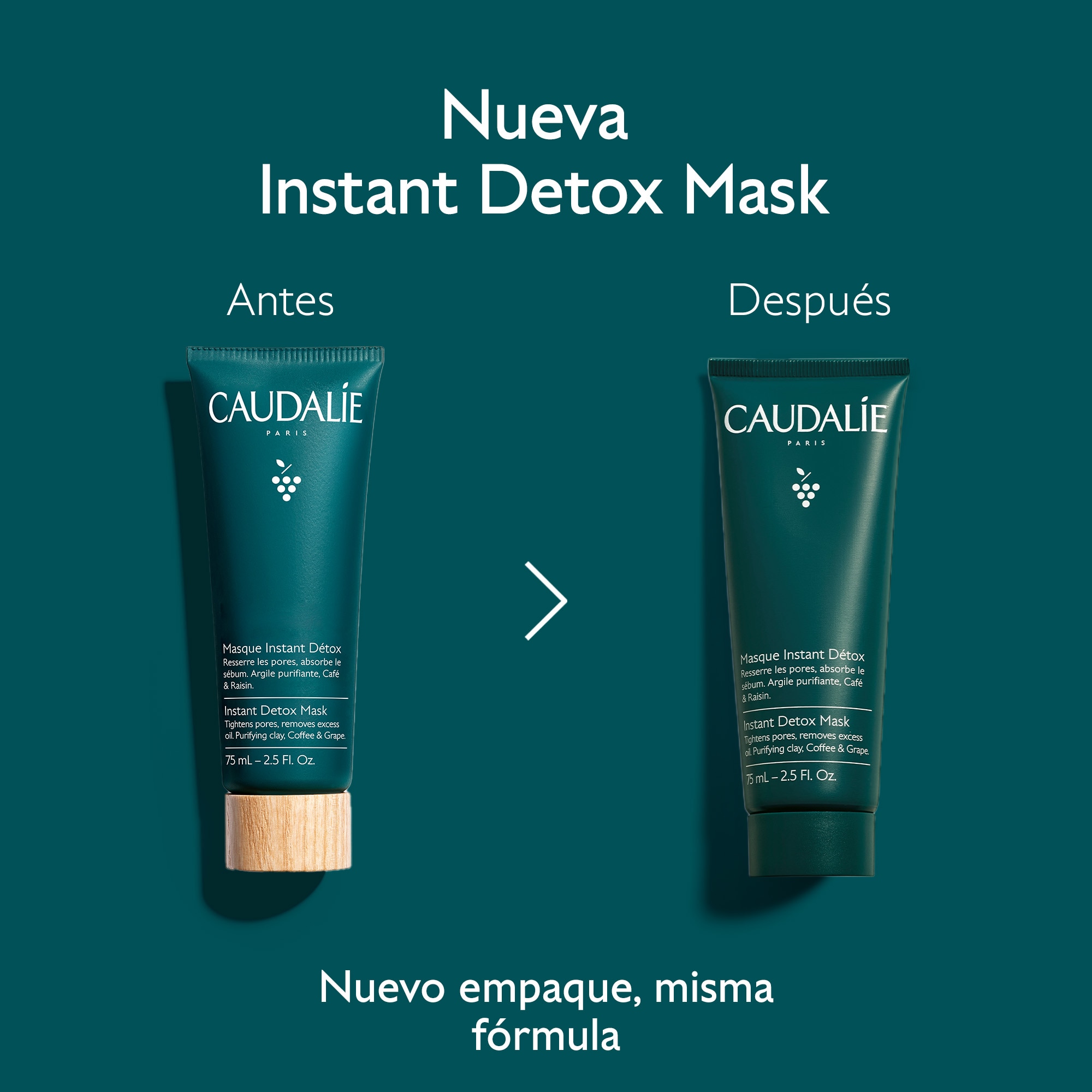 VINERGETIC INSTANT DETOX MASK (MASCARILLA MINIMIZADORA DEL PORO)